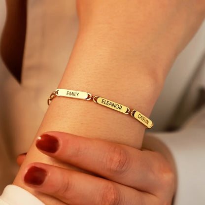 Personalized Name Paperclip Bracelet – Valentine’s Gift